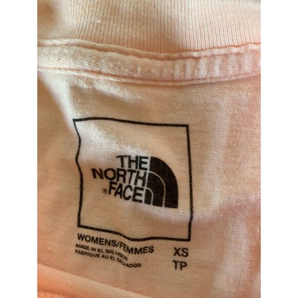 The North Face half dome t shirt peach and white size xs - Picture 2 of 8